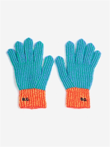 Bobo Choses Color Stripes Knitted Gloves